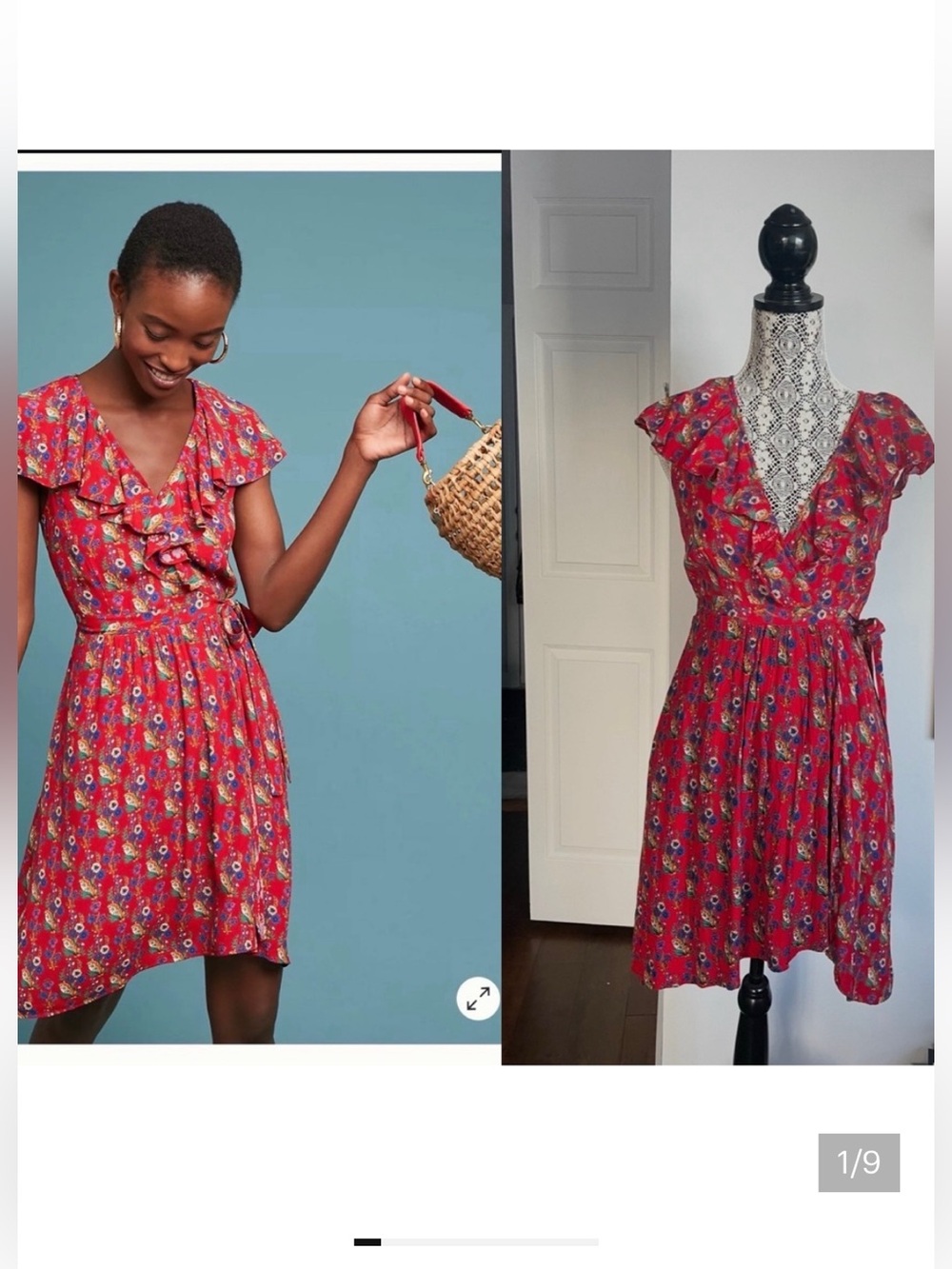 Anthropologie Maeve Wrap Dress. Medium/Size 6.